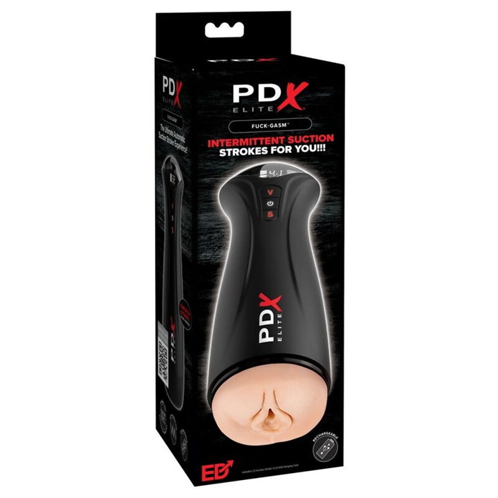 PDX ELITE - FAP-GASM INTERMITTENT SUCTION & VIBRATION MASTURBATOR - D-246342 - Teknashop Ltd