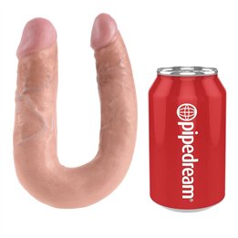KING COCK - U-SHAPED MEDIUM DOUBLE TROUBLE FLESH 13.9 CM - PD5514-21