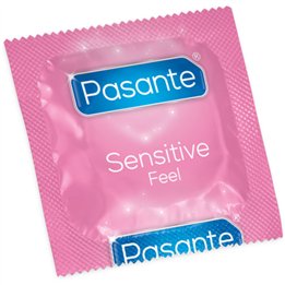 PASANTE - CONDOMS SENSITIVE BAG 144 UNITS - D-236440 - Teknashop Ltd