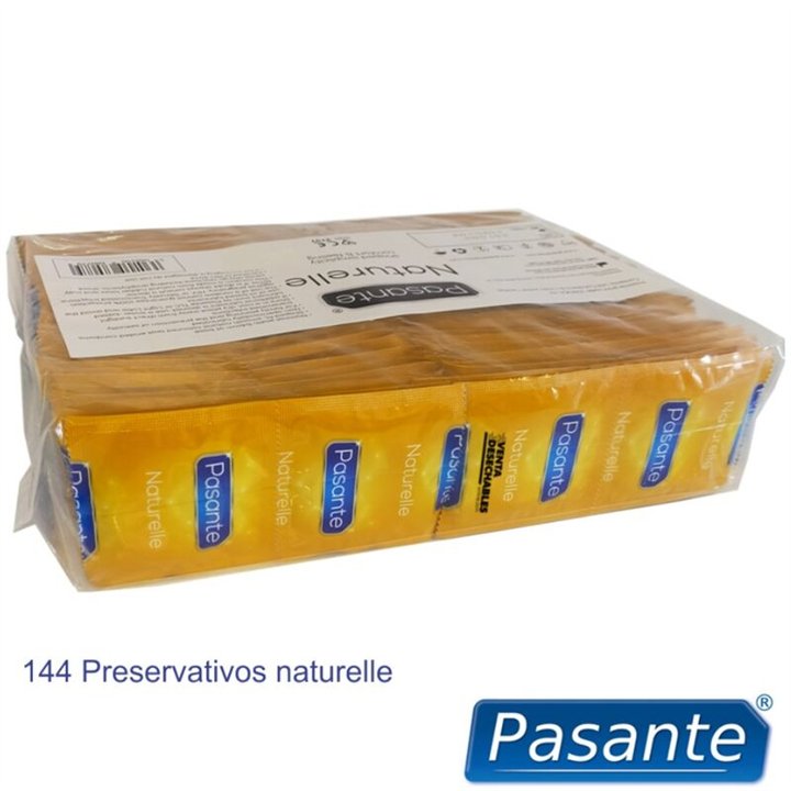 PASANTE - CONDOMS NATURELLE BAG 144 UNITS - D-231287 - Teknashop Ltd