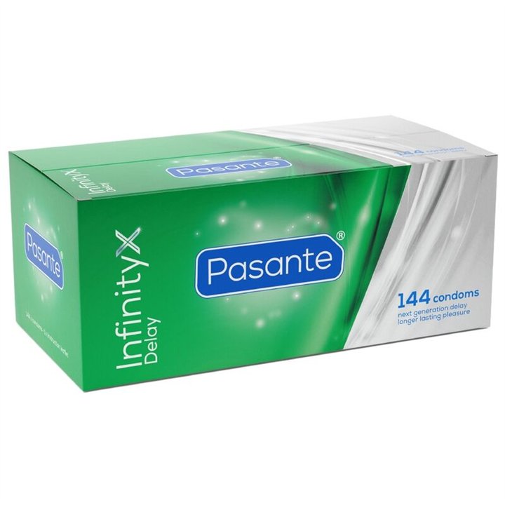 PASANTE - DELAY INFINITY CONDOMS BOX 144 UNITS - D-246229 - Teknashop Ltd