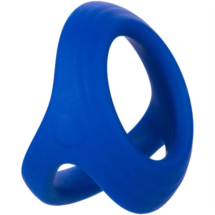 CALEXOTICS - ADMIRAL COCK BALL DUAL RING BLUE - D-238316