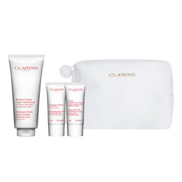 Set Clarins: Moisture-Rich, Shea Butter, Moisturising, Body Lotion, Body, 200 ml + Jeunesse Des Mains, Softening, Hand Cream, 30