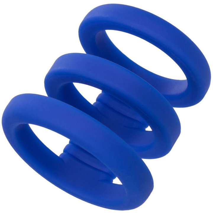 CALEXOTICS - ADMIRAL TRIPLE COCK CAGE BLUE - D-238318