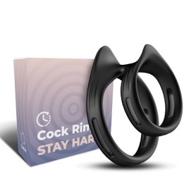 ARMONY - DUALRING DOUBLE ELASTIC RING BLACK - D-238026