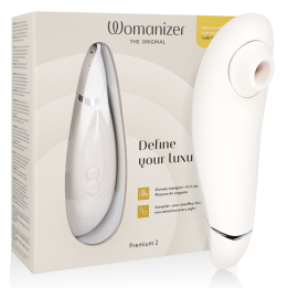 WOMANIZER - PREMIUM 2 CLITORAL STIMULATOR WARM GRAY - D-235673