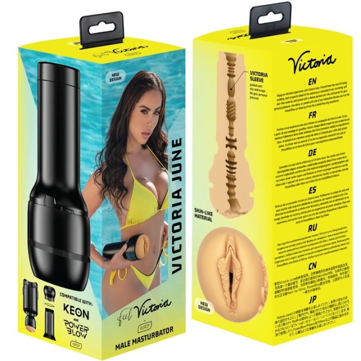 KIIROO - FEEL VICTORIA JUNE STROKER - D-241408 - Teknashop Ltd