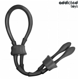 ADDICTED TOYS - ADJUSTABLE SILICONE ROPE FOR THE PENIS - D-242858