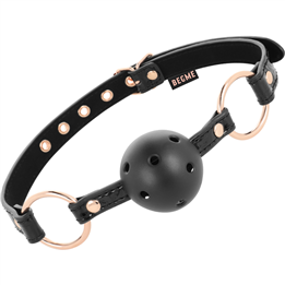 BEGME - BLACK EDITION BALL GAG VEGAN LEATHER - D-229256