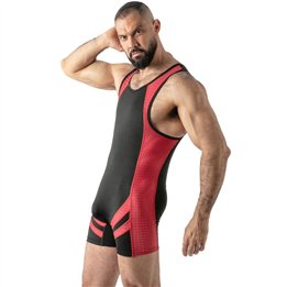 LOCKER GEAR - OPEN ACCESS SINGLET RED L - D-246641