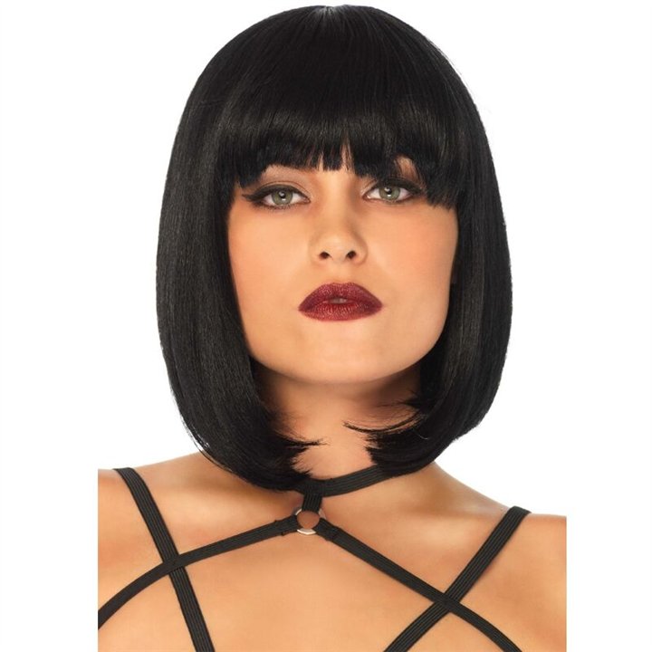 LEG AVENUE - SHORT NATURAL BOB WIG BLACK - D-242048