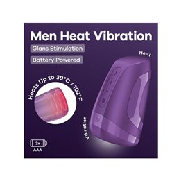 Men Heat Vibration Battery Series Dark Berry - 4061504083803