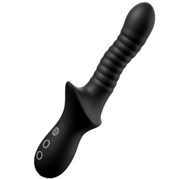 ANAL FANTASY ELITE - PLEASURE WAVE RECHARGEABLE BLACK ANAL MASSAGER - D-246880