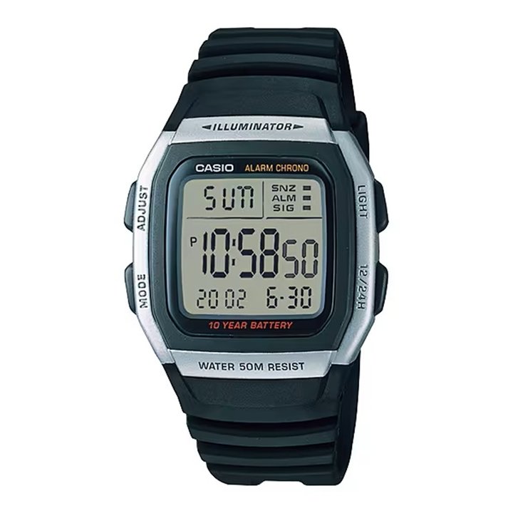 CASIO COLLECTION Mod. ILLUMINATOR 10 YEARS BATTERY - WW.W-96H-1AVDF - Teknashop Ltd