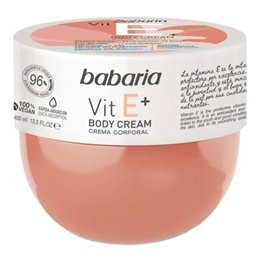 Babaria, Vitamin E, Hydrating & Nourishing, Body Cream, Daily, 400 ml - Teknashop Ltd