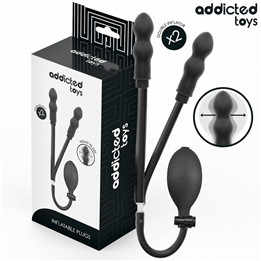 ADDICTED TOYS - INFLATABLE DOUBLE BUTT PLUG MODEL 1 - D-244836