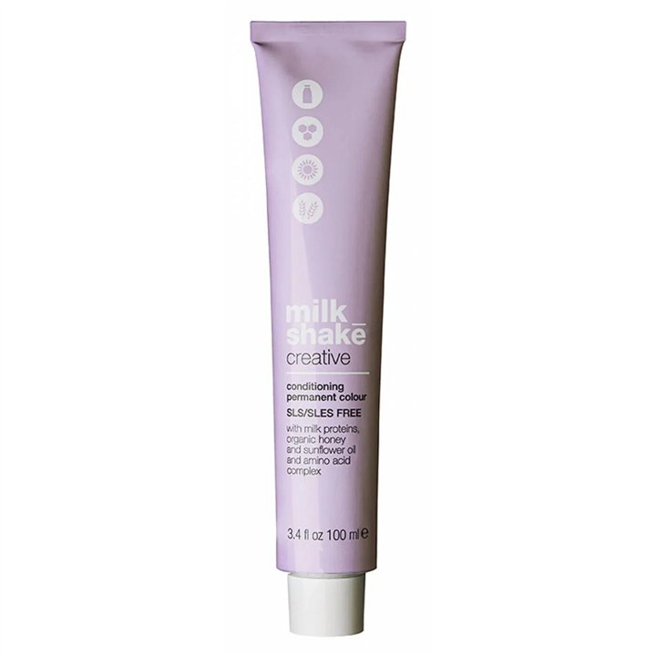 Milk Shake, Creative, SLS/SLES-Free, Permanent Hair Dye, 7.07NN Medium Blond Intense Natural, 100 ml