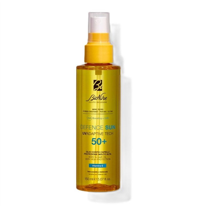 BioNike, Defence Sun, Protecting, Before Sun Exposure, Spray, For Body & For Hair, SPF 50+, 150 ml - Teknashop Ltd