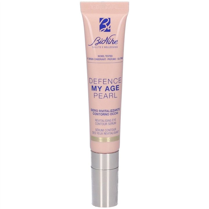 BioNike, Defence My Age Pearl, Anti-Ageing, Anti-Wrinkle, Firming & Revitalising, Day & Night, Eye Serum, 15 ml - Teknashop Ltd