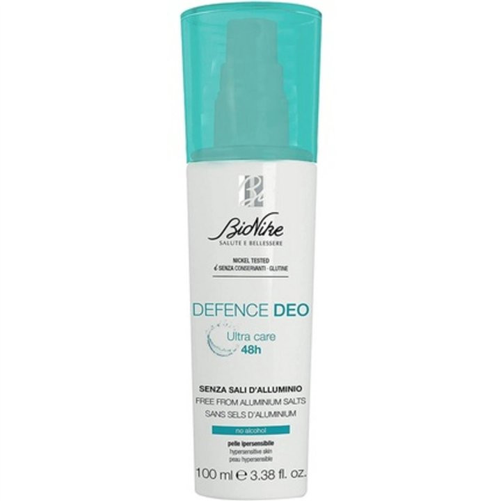 BioNike, Defence Deo Ultra-Care, 48h Protection, Deodorant Spray, Unisex, 100 ml - Teknashop Ltd