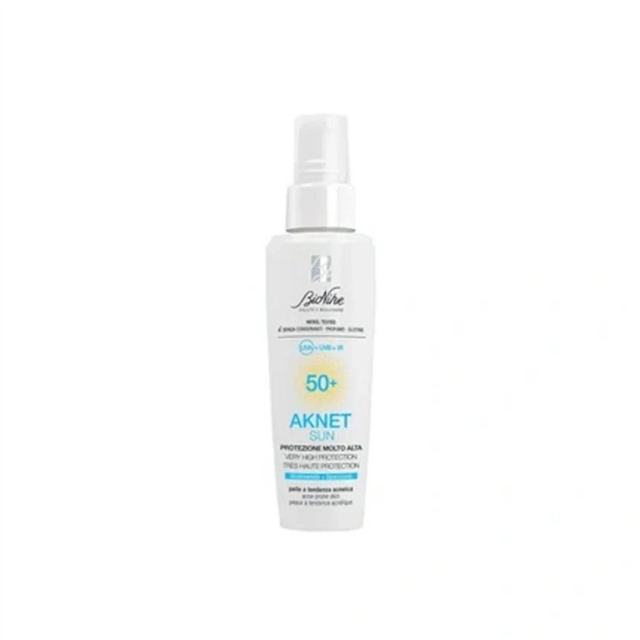 BioNike, Aknet, Anti-Acne, Before Sun Exposure, Local Treatment Lotion, For Acne & For Blemishes, For Face, 50 ml - Teknashop Lt