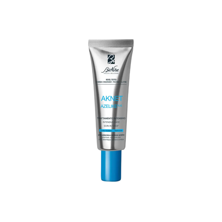BioNike, Aknet Azelike Plus, Anti-Blemish, Night, Cream, For Face, 30 ml