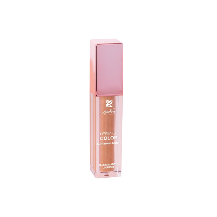BioNike, Defence Color, Glow & Illuminating, Liquid Highlighter, Golden, For Face & For Body, 7.5 ml