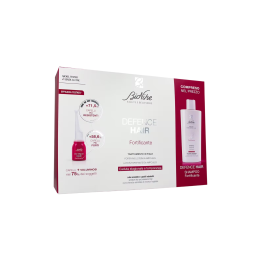 Set BioNike: Defence Hair, Hair Shampoo, Fortifying, 200 ml + Defence, Fortifying, Ampoules Treatment Serum, For Scalp, For Wome