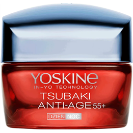 Yoskine, Tsubaki 55+, Anti-Aging, Day & Night, Cream, Face, 50 ml