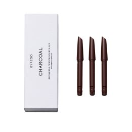 Set Trio, Byredo, All-In-One, Eyebrow Cream Pencil, 04, Charcoal, Refill, 3 pcs, 0.25 g