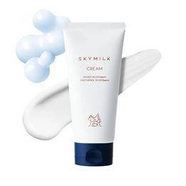 SKYMILK, Panthenol, Donkey Milk, Hydrating, Cream, For Face, 120 ml