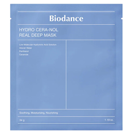 Biodance, Hydro Cera-Nol, Soothing & Moisturising, Sheet Mask, For Face, 34 g