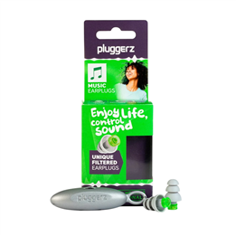 Pluggerz, Music, Sound Control, Earplugs, 2 pcs