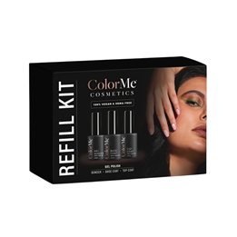 Set ColorMe Cosmetics: ColorMe, Gel, Semi-Permanent Nail Polish, 10 ml + ColorMe, Base Coat, Semi-Permanent Nail Polish, 10 ml +