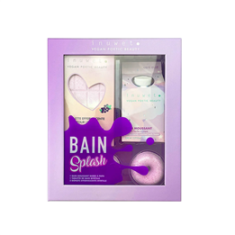 Set Inuwet: Cotton Candy, Cleansing, Shower Mousse, 230 ml + Blueberry, Bath Bomb, 200 g + Donut, Bath Bomb, 2 pcs, 30 g