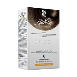 BioNike, Shine On, Permanent Hair Dye, 6 Dark Blonde, 145 ml