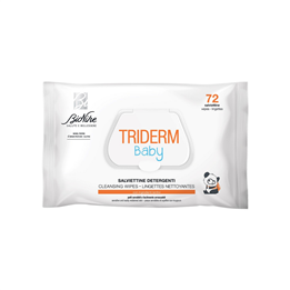BioNike, Triderm Baby, Cleansing Wipes, For Face & For Hands, 72 pcs