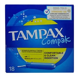 Tampax Compak Regular 18 Units - unisex