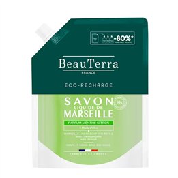Beauterra Marseille Jabón Menta-Limón Recarga 900ml - unisex - Teknashop Ltd