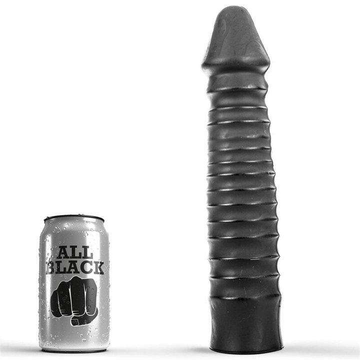 ALL BLACK - DILDO 26 CM - D-221728 - Teknashop Ltd