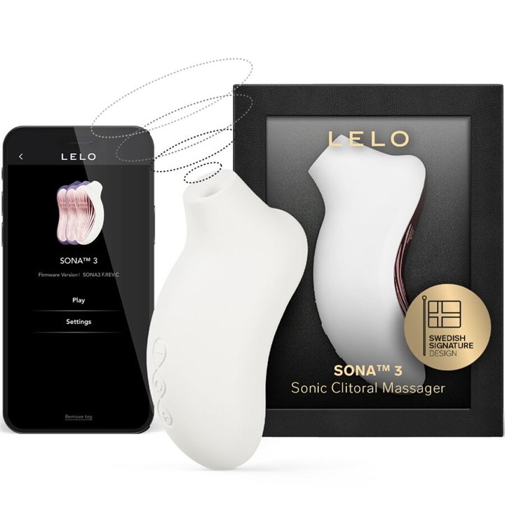 LELO - SONA 3 SONIC CLITORAL MASSAGER CREAM - D-245057 - Teknashop Ltd