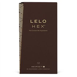 LELO - HEX CONDOMS RESPECT XL 12 PACK - D-215961