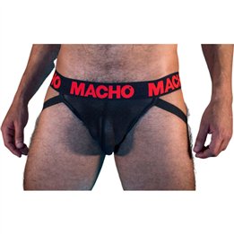 MACHO - MX26X2 JOCK BLACK/RED XL - D-236864