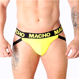 MACHO - MX25A JOCK LYCRA YELLOW S - D-238431