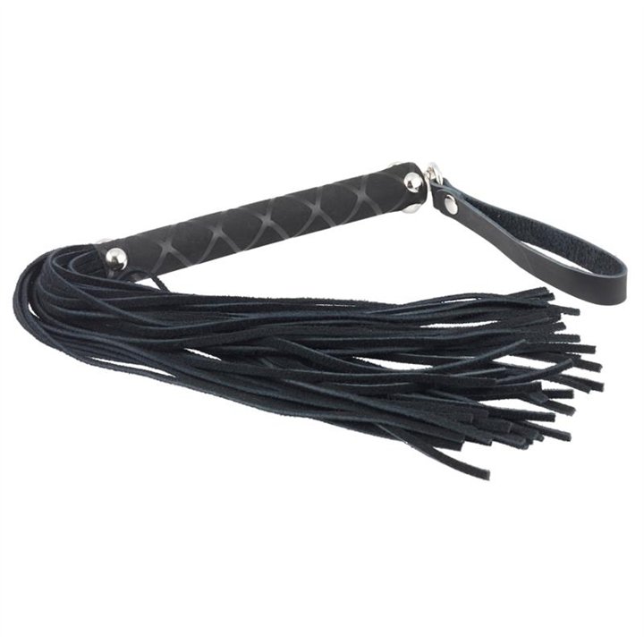 Leather Flogger Black 35 cm - R7956