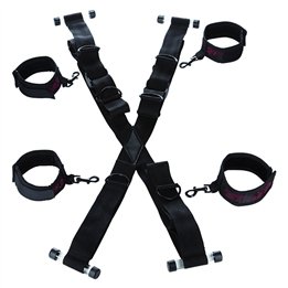 CALEXOTICS - SCANDAL CROSS-SHAPED DOOR HANDCUFFS - D-243651 - Teknashop Ltd