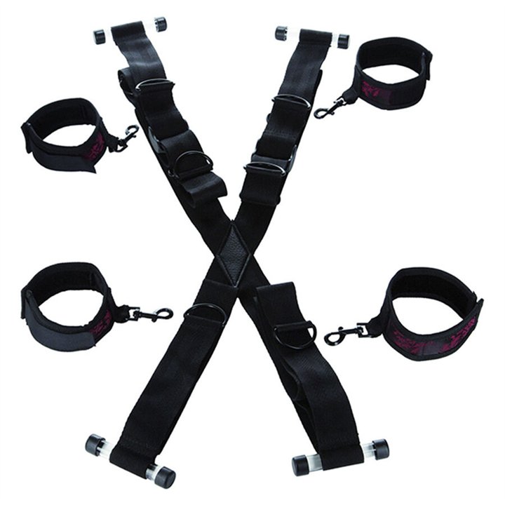 CALEXOTICS - SCANDAL CROSS-SHAPED DOOR HANDCUFFS - D-243651 - Teknashop Ltd