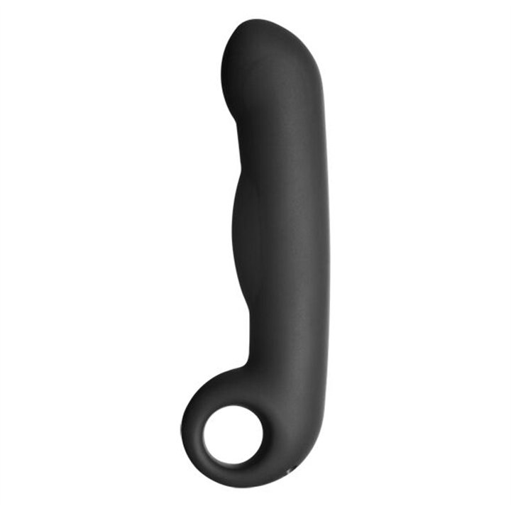 ELECTRASTIM - OVID SILICONE BLACK DILDO - D-227110 - Teknashop Ltd