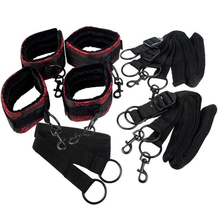 CALEXOTICS - SCANDAL BED TIES SET - D-243659 - Teknashop Ltd