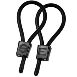 ELECTRASTIM - PRESTIGE ELECTRA LOOPS ADJUSTABLE COCK RINGS BLACK - D-243690 - Teknashop Ltd
